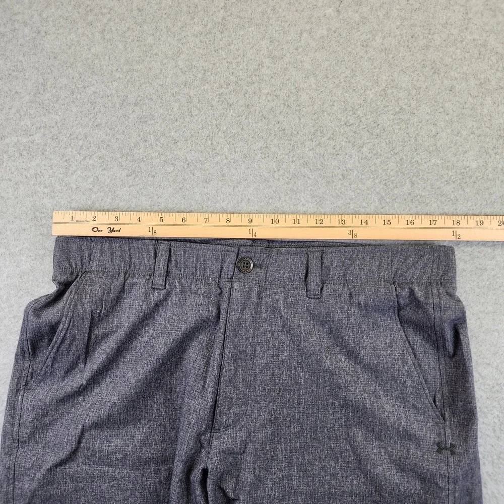 Under Armour Match Play Vented Golf Shorts Gray Mens 36 Performance
